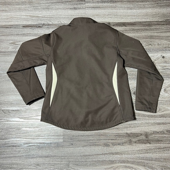 Champion Women  Brown and Cream Jacket with Zip Pockets M - Picture 4 of 7